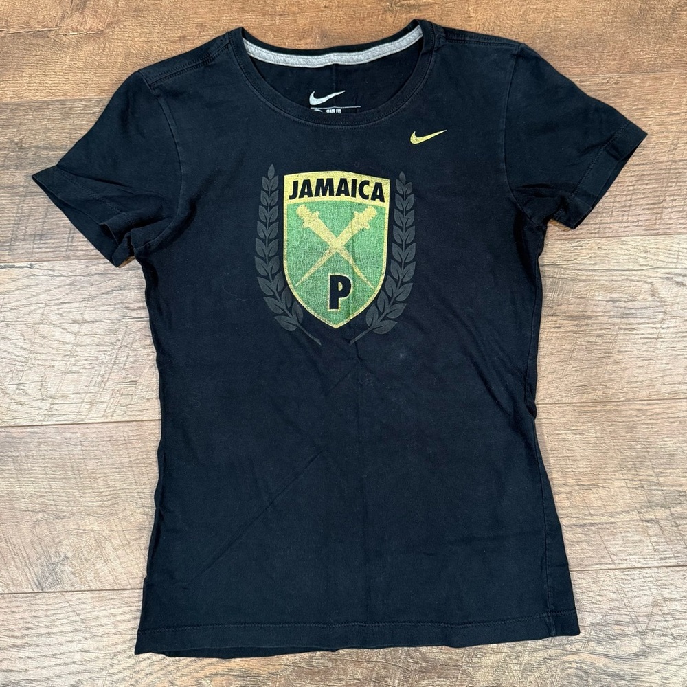 Nike Jamaica Track & Field Running Penn Relay Women’s Slim Fit T-Shirt